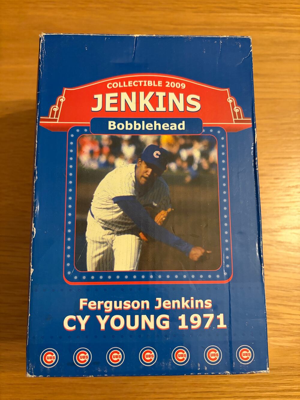 Chicago Cubs Ferguson Fergie Jenkins Cy Young 1971 Bobblehead 2009